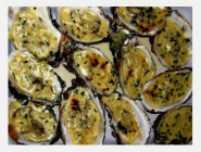 Østers med purløgs sauce